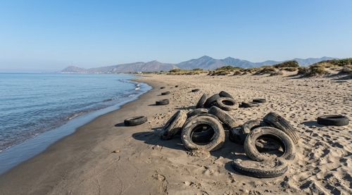 Spiaggia Pneumatici